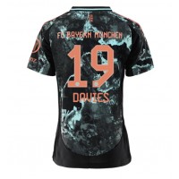 Camisa de Futebol Bayern Munich Alphonso Davies #19 Equipamento Secundário Mulheres 2024-25 Manga Curta